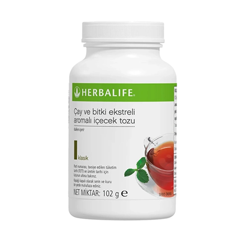 Çay ve Bitki Ekstreli Aromalı İçecek Tozu Klasik-102gr