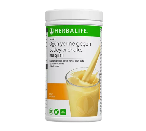 Formül 1 Öğün Yerine Geçen Besleyici Muz Aromalı Shake Karışımı