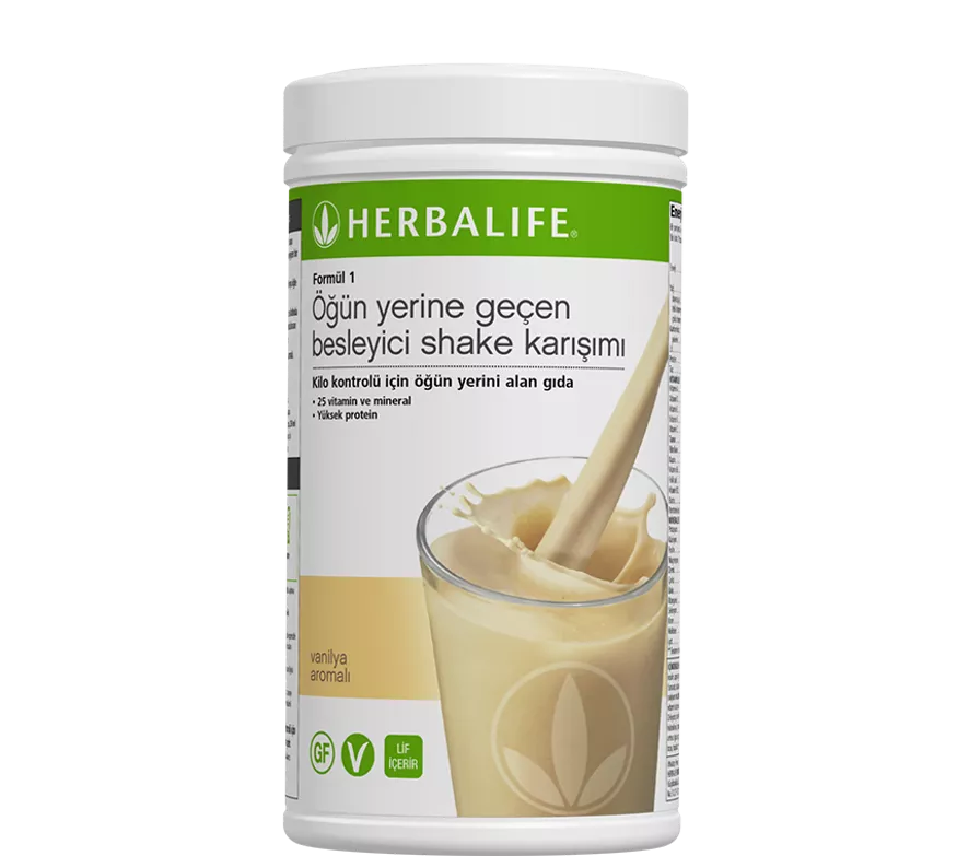 Formül 1 Öğün Yerine Geçen Besleyici  Vanilya Aromalı Shake Karışımı