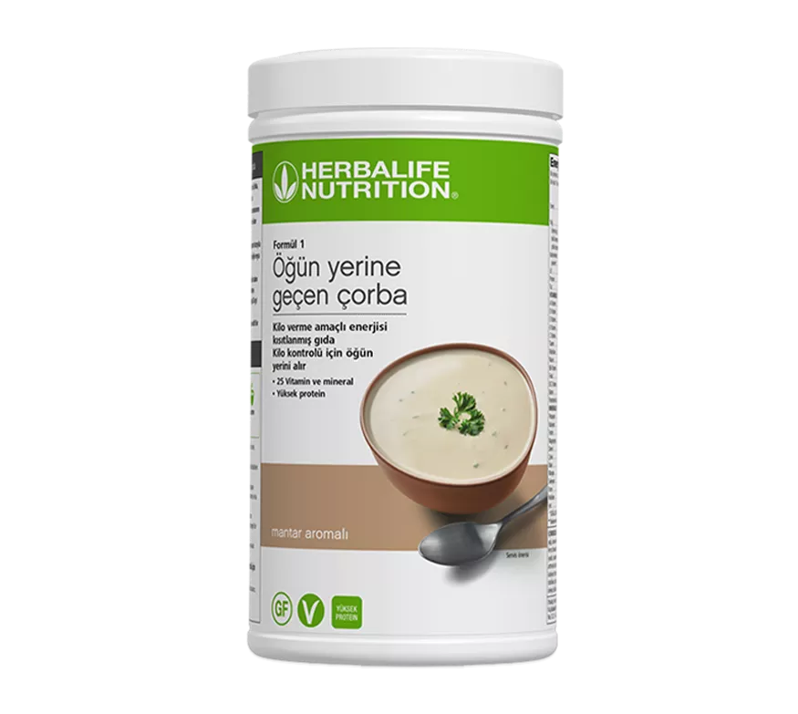 Formül 1 Öğün Yerine Geçen Mantar Aromalı Çorba​ 