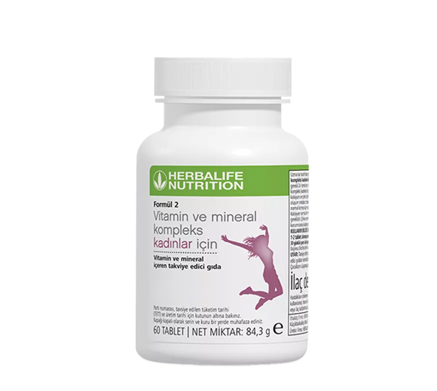 Formül 2 Vitamin ve Mineral Kompleks Kadınlar İçin 60 tablet