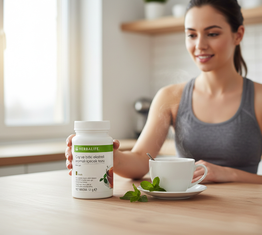 Çay ve Bitki Ekstreli Aromalı İçecek Tozu Klasik-51 gr