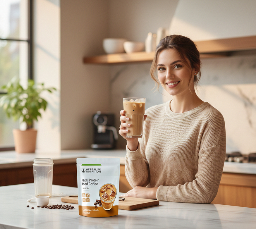 ​Yüksek Proteinli Soğuk Kahve Karışımı​ Latte Macchiato 308 g