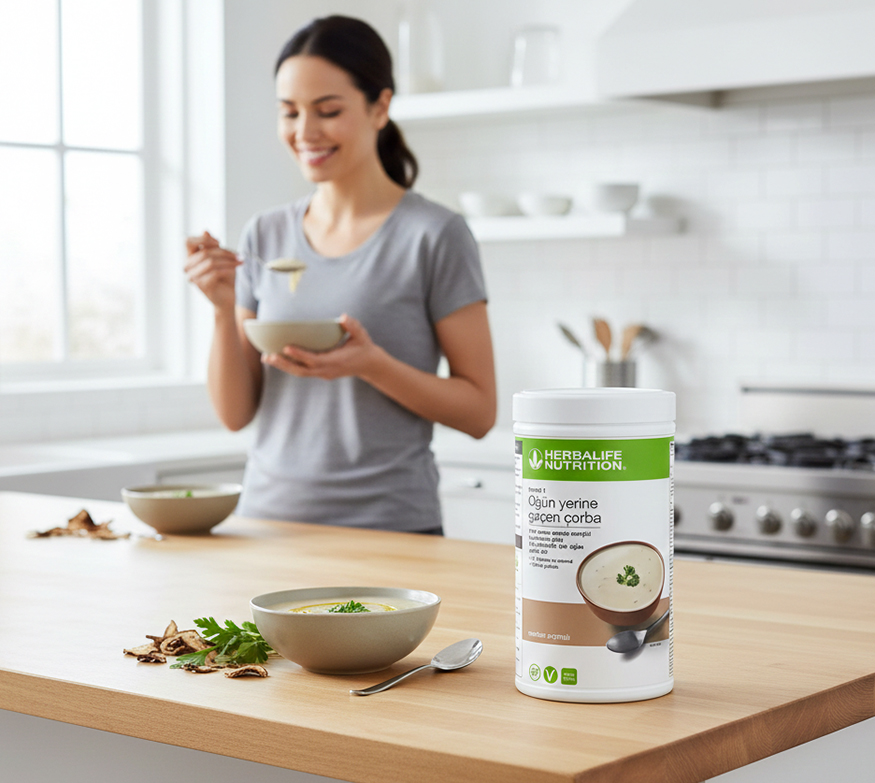 Formül 1 Öğün Yerine Geçen Mantar Aromalı Çorba​ 