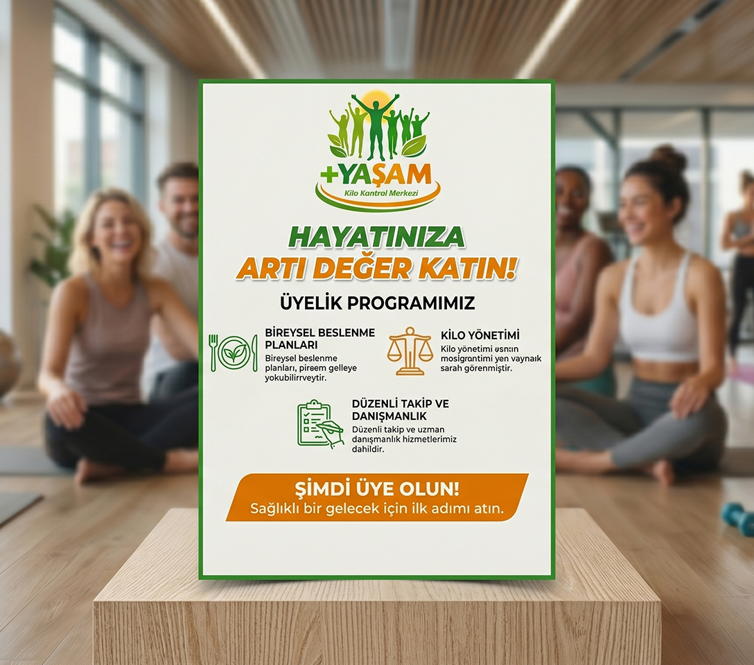 +Yaşam Beslenme ve Kilo Kontrol Merkezi  Üyeliği
